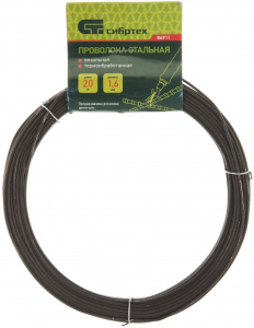 Проволока стальная вязальная, 1,6мм длина 20м СИБРТЕХ