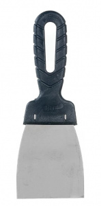 Шпатель  80 мм  ЗУБР "СТАНДАРТ" фасадный, стальное полотно