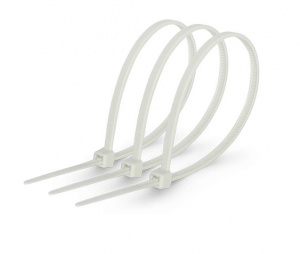 Хомут пластм.  2,5*160 мм, белые 100шт. СИБРТЕХ