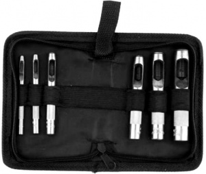 Набор пробойников для кожи 3-12,5мм, 6шт ЗУБР "МАСТЕР"