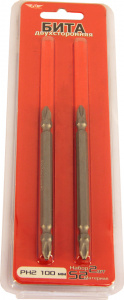Бита двухсторонняя РН2 (S2) 100 мм 2 шт TT