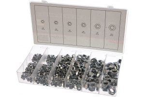 Набор гаек М3,4,5,6,8,10 600 предметов Сибртех