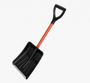 Лопата снеговая автом. 260*350мм, пластм., оц.. пл., неразборная