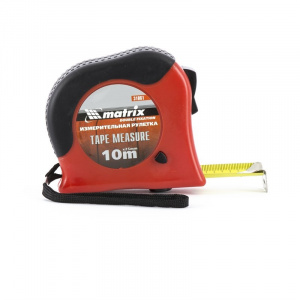 Рулетка 10м*25 мм "Matrix" Double fixation