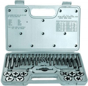 Набор метчиков и плашек М3-М12, 31 предм., MATRIX "MASTER"