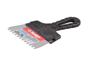 Шпатель 150 мм  ЗУБР "МАСТЕР" фасадный, нержав. полотно, зуб  6*6