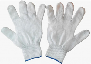 Перчатки х/б №1000 плотные (белые)