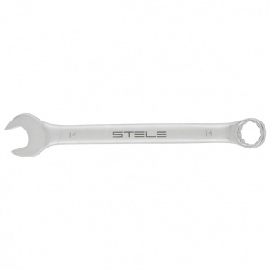 Ключ комбинированный 14мм STELS матовый хром