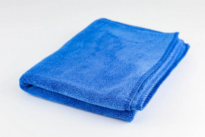 Салфетка для автомобиля 40см*60см (микрофибра) синяя