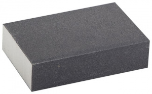 Губка для шлифования 100х68х26мм, средняя жесткость, Р320, ЗУБР «МАСТЕР»