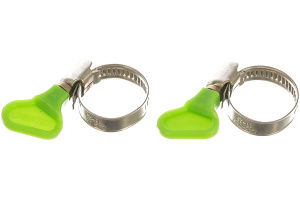 Хомут металлический элемент крепления с формой ключа 16-25мм СИБРТЕХ, 2 шт.