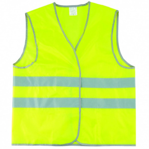 Жилет MATRIX/СИБРТЕХ сигнальный, жёлтый, размер XХL (52-54) (89516)