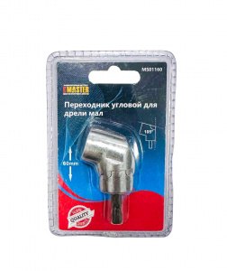 Адаптер угловой для шуруповерта под биту MS01160