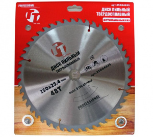 Диск (круг) пильный TT 250*25,4(48Т)