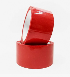 Скотч цветной красный 45мм*66м