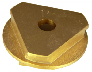 Сегмент треугольный алмазный, Бетон 1200, "Алатон" (6шт)