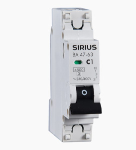 Автоматический выключатель ВА 47-63 PRO 1P 25А (С) 4,5кА Sirius