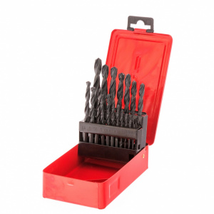 Набор сверл по металлу HSS 1,0-10мм (21шт) метал.бокс