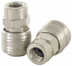 Переходник быстросъемный("мама") 1/4" Stels, 2шт