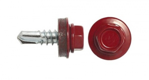 Кровельный саморез 5,5*19 (ярко-красный) RAL 3003