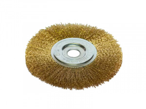 Щетка торцевая 175 мм латунь