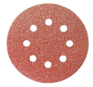 Круг абразивный на ворс. основе 125мм P180 MATRIX перфорированный