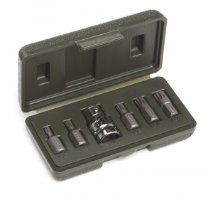 Набор вставок 3/8" SPLINE (М5,М6,М8,М10,М12), длина 30мм, 6 предм. ДЕЛО ТЕХНИКИ