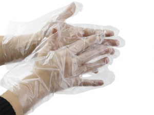 Перчатки одноразовые, STAYER, полиэтиленовые