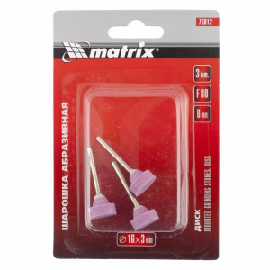 Шарошка абразивная, диск 16*6*3 F80 MATRIX 