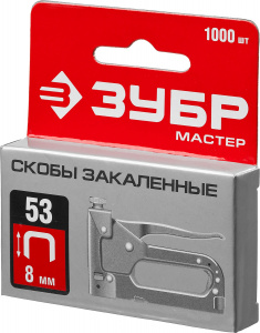 Скобы  8мм ЗУБР тип 53