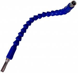 Удлинитель гибкий для шуруповерта 300мм (синий)