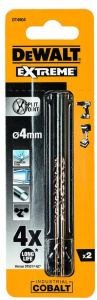 Сверло по металлу  4,0 мм КОБАЛЬТ DT4904 DEWALT (2шт/уп)