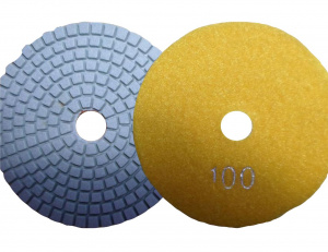 Круг (диск) алмазный полировальный гибкий (черепашка) Р 100 TT