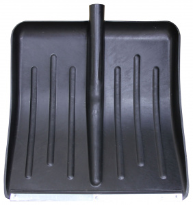 Лопата снеговая 428*490мм, пластм., оц. пл., без черен. (3 №1)