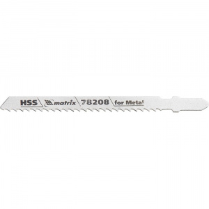 Полотно для эл/лобзика MATRIX  75*3,0мм, по металлу