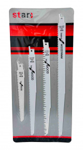 Полотно для сабельной пилы STAR 4PC,  уп.4 шт