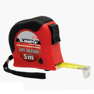 Рулетка  5м*19 мм "Matrix" Double fixation