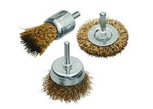 Набор щеток для дрели со шпильками 3 шт. Matrix