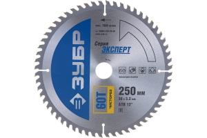Диск (круг) пильный  ЗУБР "ЭКСПЕРТ" 235*30(60Т)