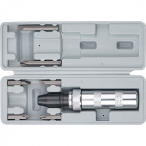 Отвертка ударно-поворот. 1/2", набор бит 6шт. "Matrix"