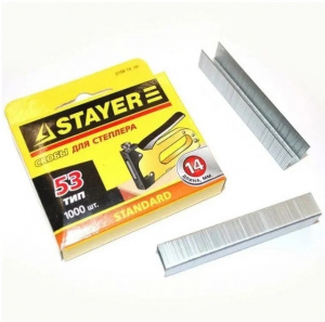 Скобы 14мм STAYER тип 53