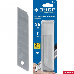 Лезвия 25мм ЗУБР, 5 шт