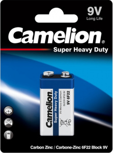 Батарейка CAMELION 6F22-BP1B 6F22(крона) 9V (1шт)