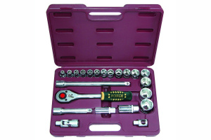 Набор инструмента FORCE  22 предмета 1/2", 6гр., (10-32мм) F-4223