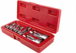 Набор разрезных головок для снятия сенсоров,датчиков (10-19мм) AV Steel