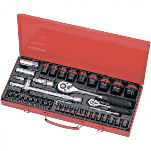 Набор слесарно-монт.с квадр.1/2",1/4", 53 предмета MATRIX Master