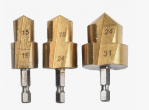 Набор сверл ступенчатых Work Zone