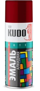 Краска 520мл KUDO темно-красная KU-10042