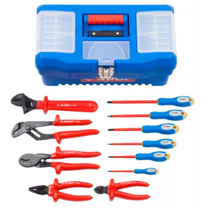 Набор диэлектр. инструмента ЗУБР "ЭЛЕКТРИК", 12 предметов