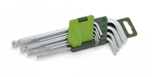 Набор кл. шестигранников с шаром 1,5-10мм, 9шт ДЕЛО ТЕХНИКИ короткие